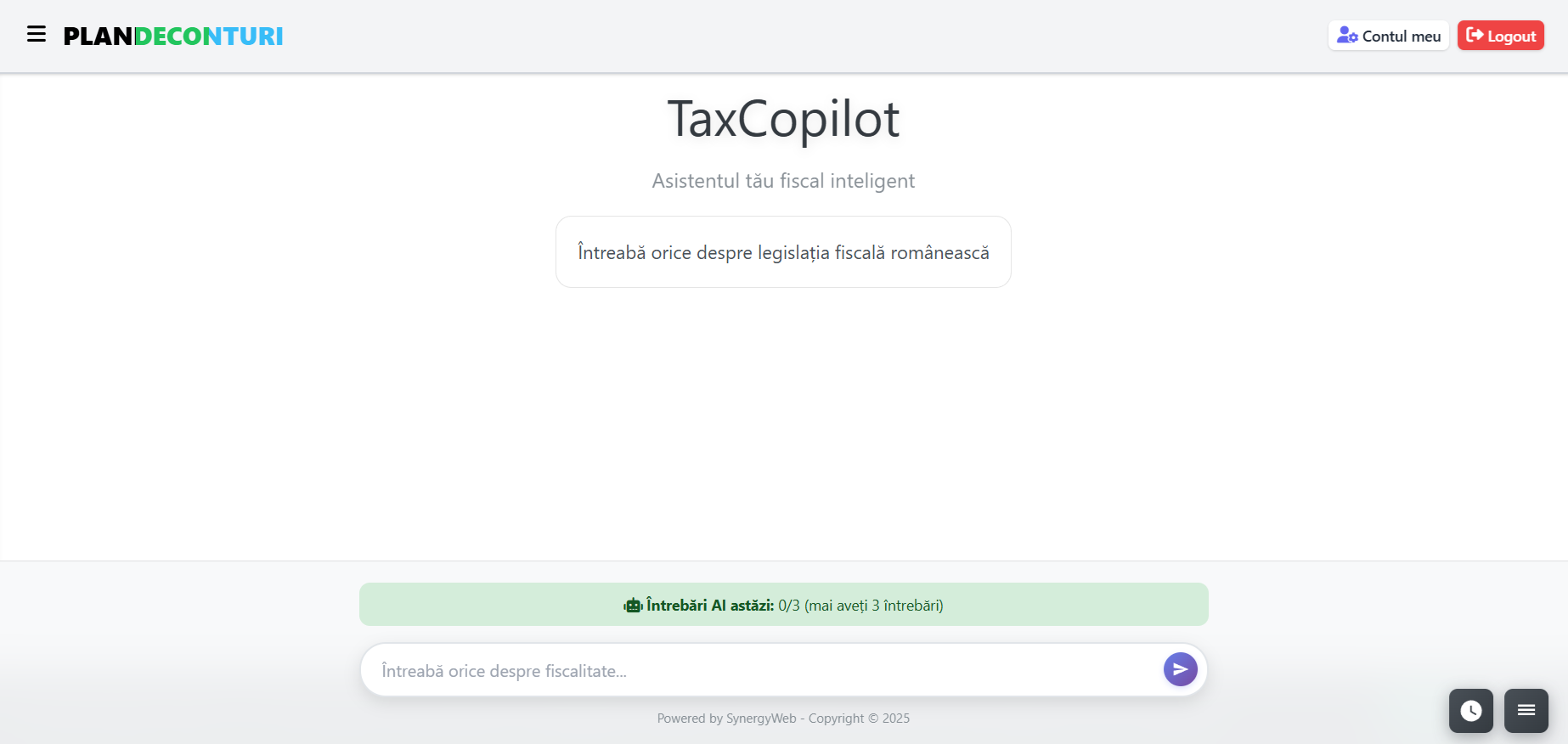 AI Contabil TaxCopilot - Asistent virtual pentru contabilitate